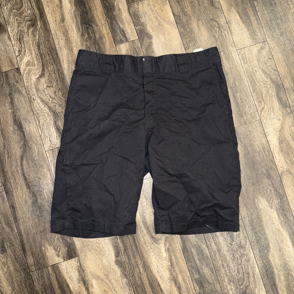 Dickies Workwear Shorts Chino Regular Fit Casual Men's 36 Inseam 10" Black